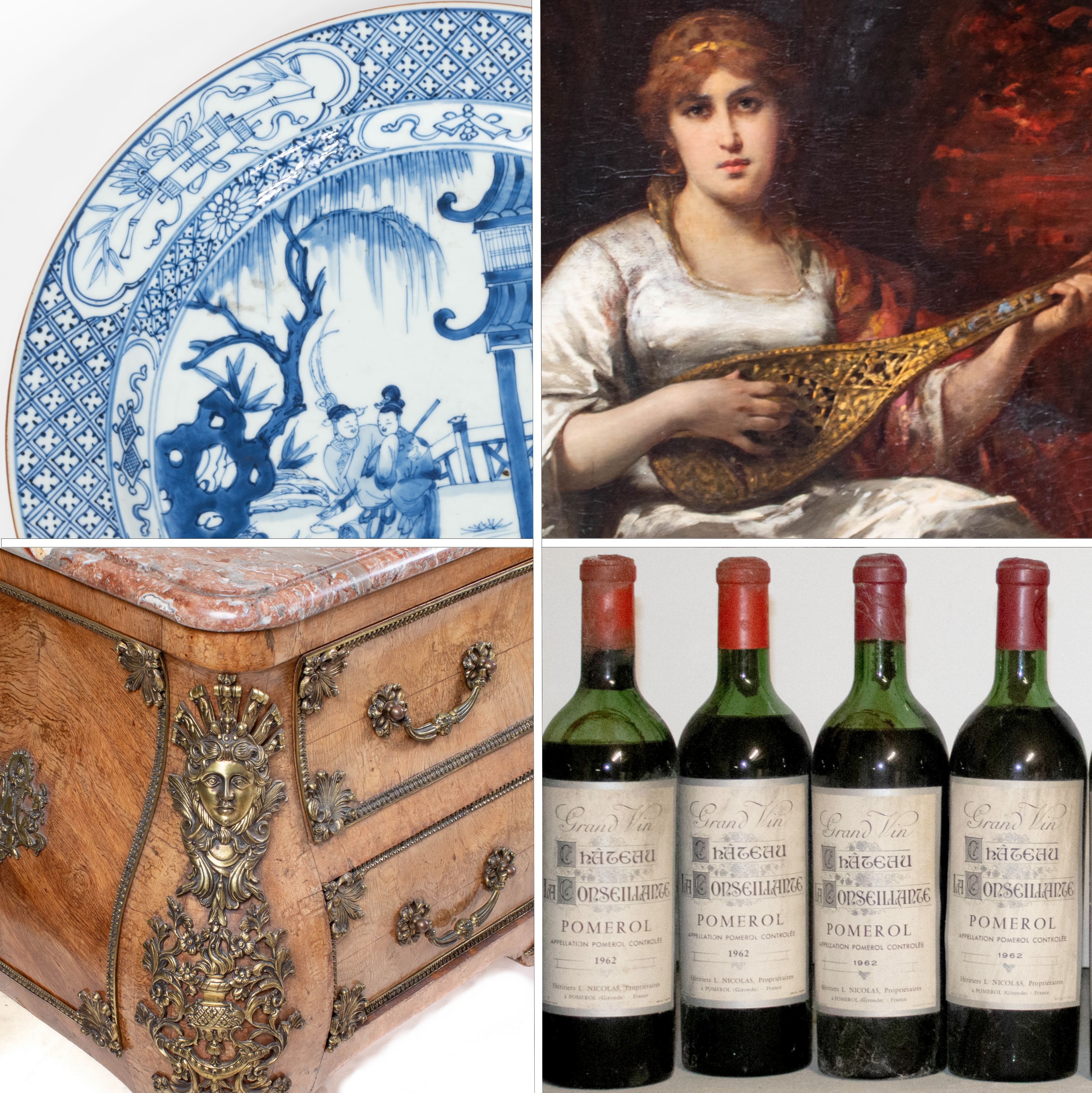 Haynault vide ses entrep&ocirc;ts! Asie, vins, tableaux, mobilier, objets d'art, tapis, ...