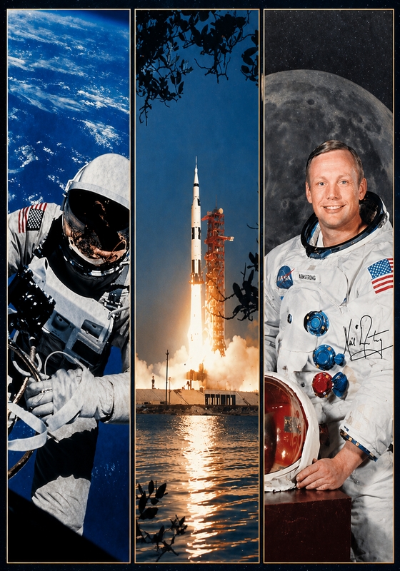 A la conqu&ecirc;te de la Lune: Archives embl&eacute;matiques de la NASA