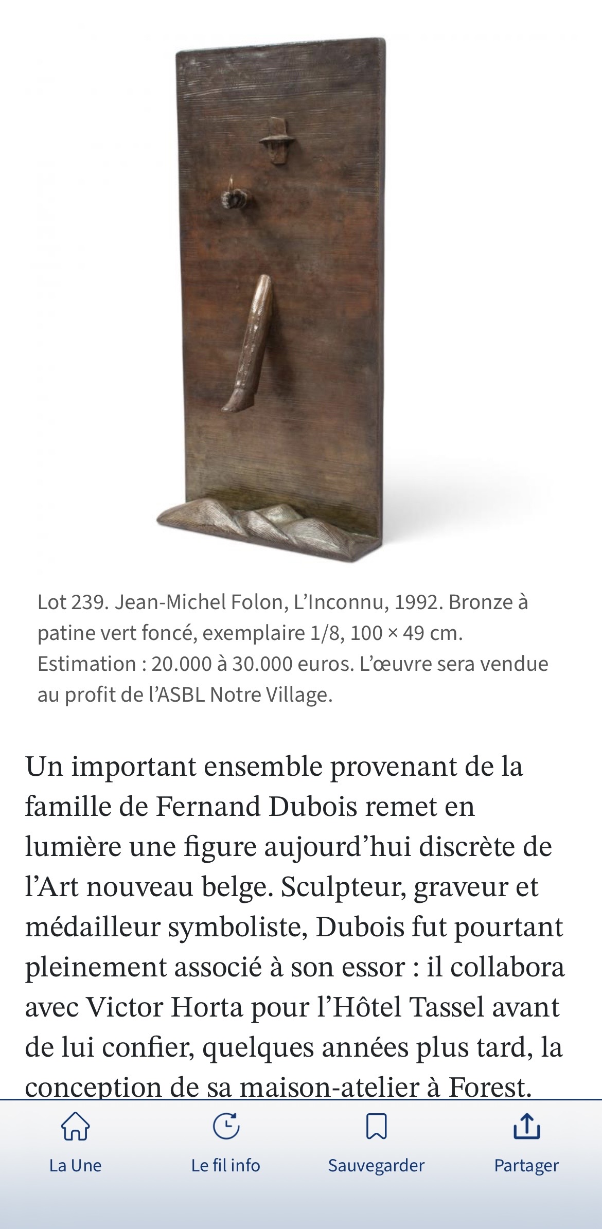 Salle de vente : chez Haynault, le XX&egrave;me si&egrave;cle se collectionne par affinit&eacute;s - 4 - Monday, September 21st 2026